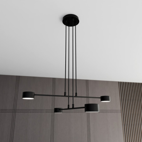 Lampa wisząca MODUS 4 BLACK 1339/4 EMIBIG