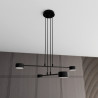 Lampa wisząca MODUS 4 BLACK 1339/4 EMIBIG