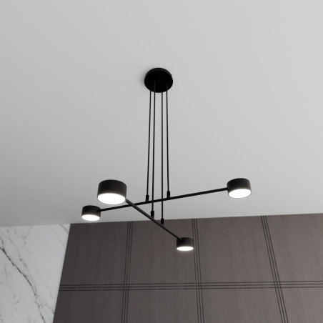 Lampa wisząca MODUS 4 BLACK 1339/4 EMIBIG
