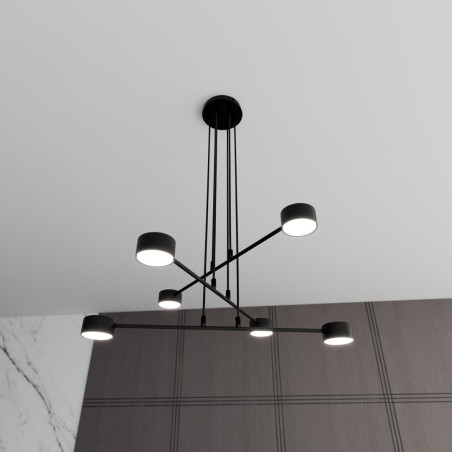 Lampa wisząca MODUS 6 BLACK 1339/6 EMIBIG