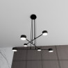 Lampa wisząca MODUS 6 BLACK 1339/6 EMIBIG