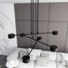 Lampa wisząca MODUS 6 BLACK 1339/6 EMIBIG