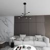 Lampa wisząca MODUS 6 BLACK 1339/6 EMIBIG