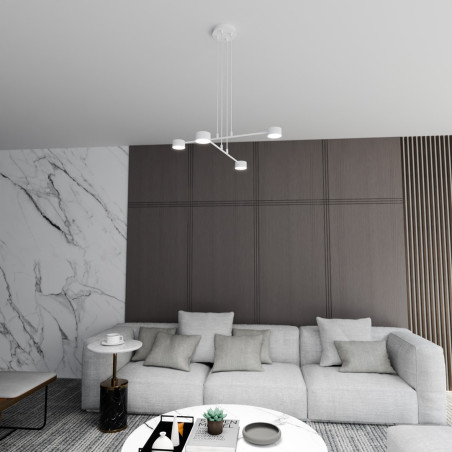 Lampa wisząca MODUS 4 WHITE 1340/4 EMIBIG