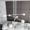 Lampa wisząca MODUS 6 WHITE 1340/6 EMIBIG
