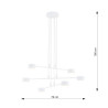 Lampa wisząca MODUS 6 WHITE 1340/6 EMIBIG