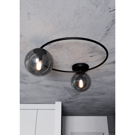 Lampa sufitowa  SOPRA 2 BL GRAFIT 1256/2 EMIBIG