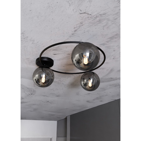 Lampa sufitowa  SOPRA 3 BL GRAFIT 1256/3 EMIBIG