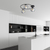 Lampa sufitowa  SOPRA 3 BL GRAFIT 1256/3 EMIBIG