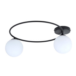 Lampa sufitowa  SOPRA 2 BL OPAL 1257/2 EMIBIG