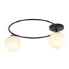 Lampa sufitowa  SOPRA 2 BL OPAL 1257/2 EMIBIG