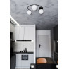 Lampa sufitowa  SOPRA 3 BL OPAL 1257/3 EMIBIG