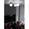 Lampa sufitowa  SOPRA 3 BL OPAL 1257/3 EMIBIG