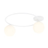 Lampa sufitowa  SOPRA 2 WH OPAL 1258/2 EMIBIG