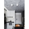 Lampa sufitowa  SOPRA 2 WH OPAL 1258/2 EMIBIG