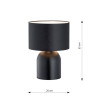 Lampka biurkowa ASPEN LN1 BLACK/WHITE 1322/LN1 EMIBIG