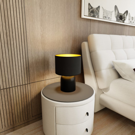 Lampka biurkowa ASPEN LN1 BLACK/GOLD 1323/LN1 EMIBIG