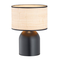 Lampka biurkowa ASPEN LN1 BLACK/RATTAN 1324/LN1 EMIBIG