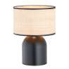 Lampka biurkowa ASPEN LN1 BLACK/RATTAN 1324/LN1 EMIBIG