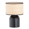Lampka biurkowa ASPEN LN1 BLACK/RATTAN 1324/LN1 EMIBIG