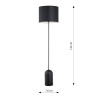Lampa podłogowa ASPEN LP1 BLACK/WHITE 1322/LP1 EMIBIG