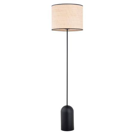 Lampa podłogowa ASPEN LP1 BLACK/RATTAN 1324/LP1 EMIBIG