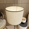 Lampa podłogowa ASPEN LP1 BLACK/RATTAN 1324/LP1 EMIBIG