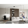 Lampa wisząca FUJI 4 BLACK 1349/4 EMIBIG