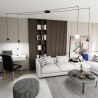 Lampa wisząca FUJI 4 BLACK 1349/4 EMIBIG