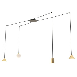 Lampa wisząca FUJI 4 GOLD 1350/4 EMIBIG