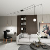 Lampa wisząca FUJI 4 GOLD 1350/4 EMIBIG