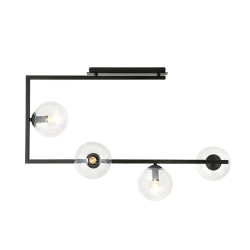 Lampa sufitowa SOMA 4 BL TRANSPARENT 1289/4 EMIBIG