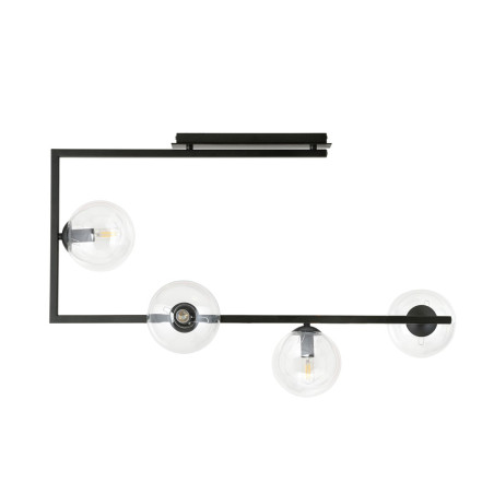 Lampa sufitowa SOMA 4 BL TRANSPARENT 1289/4 EMIBIG