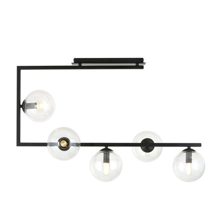 Lampa sufitowa SOMA 5 BL TRANSPARENT 1289/5 EMIBIG