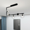 Lampa sufitowa SOMA 5 BL TRANSPARENT 1289/5 EMIBIG