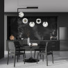 Lampa sufitowa SOMA 5 BL TRANSPARENT 1289/5 EMIBIG