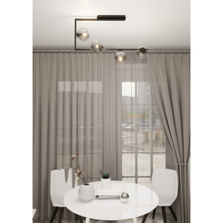 Lampa sufitowa SOMA 4 BL GRAFIT 1290/4 EMIBIG