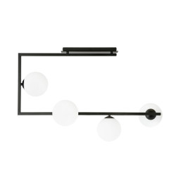 Lampa sufitowa SOMA 4 BL OPAL 1291/4 EMIBIG