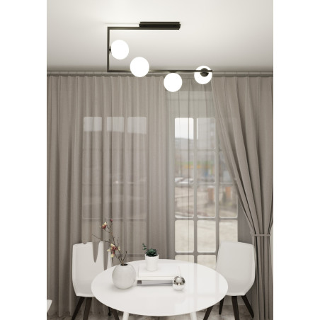 Lampa sufitowa SOMA 4 BL OPAL 1291/4 EMIBIG