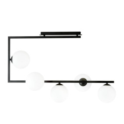 Lampa sufitowa SOMA 5 BL OPAL 1291/5 EMIBIG