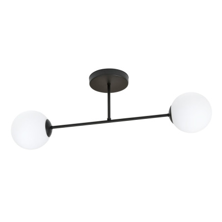 Lampa sufitowa  ROMA 2 BL OPAL 1232/2 EMIBIG