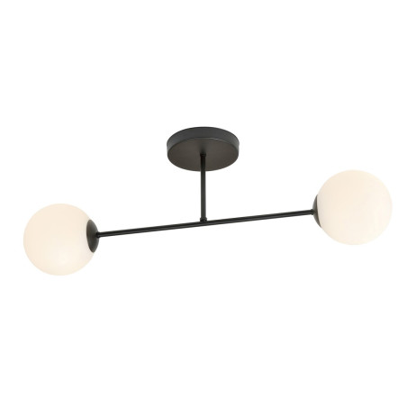 Lampa sufitowa  ROMA 2 BL OPAL 1232/2 EMIBIG