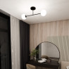 Lampa sufitowa  ROMA 2 BL OPAL 1232/2 EMIBIG