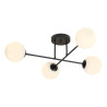 Lampa sufitowa  ROMA 4 BL OPAL 1232/4 EMIBIG
