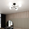 Lampa sufitowa  ROMA 4 BL OPAL 1232/4 EMIBIG
