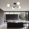 Lampa sufitowa  ROMA 4 BL OPAL 1232/4 EMIBIG
