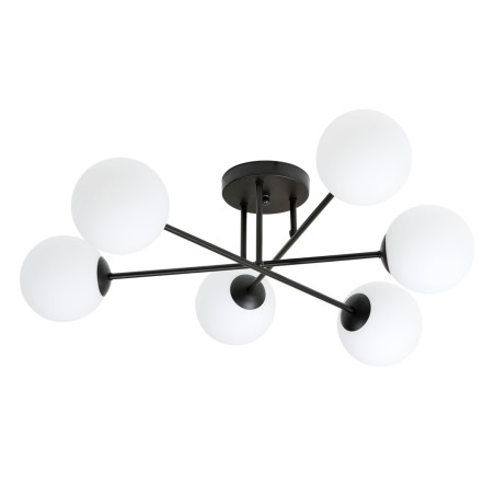 Lampa sufitowa  ROMA 6 BL OPAL 1232/6 EMIBIG