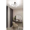 Lampa sufitowa  ROMA 6 BL OPAL 1232/6 EMIBIG