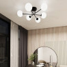 Lampa sufitowa  ROMA 6 BL OPAL 1232/6 EMIBIG