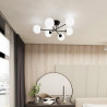 Lampa sufitowa  ROMA 6 BL OPAL 1232/6 EMIBIG
